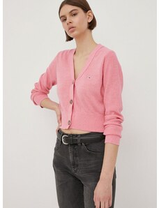 Tommy Jeans za žene, boja: ružičasta, lagani