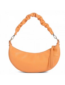 Luksuzna Talijanska torba od prave kože VERA ITALY "Zeluna", boja narančasta, 15x32cm