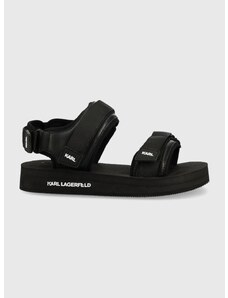 Sandale Karl Lagerfeld Atlantik za muškarce, boja: crna