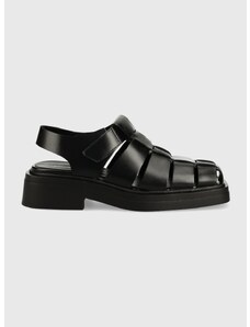 Kožne sandale Vagabond Shoemakers Eyra za žene, boja: crna, s platformom
