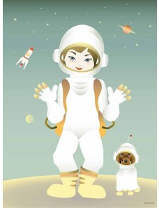 Vissevasse Plakat The Astronaut 50x70 cm
