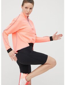 Sportska dukserica adidas TERREX Hike za žene, boja: ružičasta, glatka