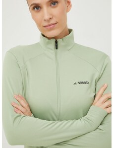 Sportska dukserica adidas TERREX Multi za žene, boja: zelena