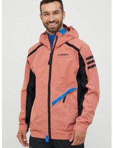 Outdoor jakna adidas TERREX Utilitas boja: narančasta, za prijelazno razdoblje