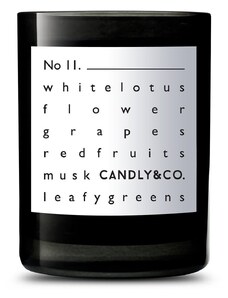 Candly Mirisna svijeća od sojinog voska No. 11 White Lotus & Musk