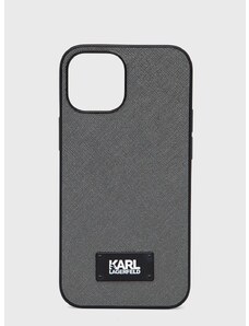 Etui za telefon Karl Lagerfeld iPhone 13 Mini 5,4'' boja: srebrna