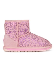 Dječje cipele za snijeg od brušene kože Emu Australia Wallaby Mini Dream boja: ružičasta