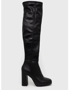 Čizme Steve Madden Magnifico za žene, boja: crna, s debelom petom