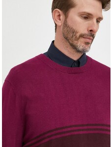 Pamučni pulover GAP za muškarce, boja: ljubičasta, lagani