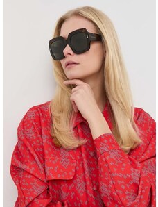 Sunčane naočale Gucci za žene, boja: smeđa