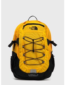 Ruksak The North Face boja: žuta, veliki, jednobojni model