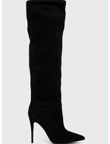 Čizme Steve Madden Darian za žene, boja: crna, s tankom petom