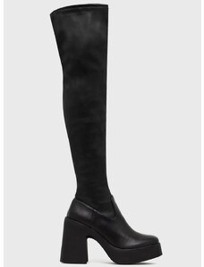 Čizme Steve Madden Clifftop za žene, boja: crna, s debelom petom