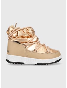 Dječje cipele za snijeg Moon Boot Jr Girl Low Nylon boja: zlatna