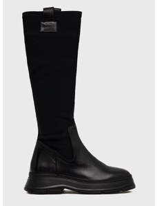 Čizme Gant Janebi za žene, boja: crna, s platformom
