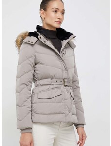 Pernata jakna Pepe Jeans Alisa za žene, boja: siva, za zimu