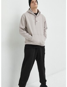 Dukserica Tommy Jeans za muškarce, boja: siva, s kapuljačom, s aplikacijom