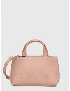 torba Calvin Klein boja: ružičasta