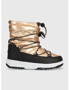 Dječje cipele za snijeg Moon Boot boja: zlatna
