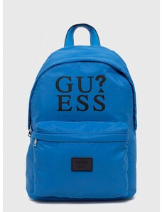 Dječji ruksak Guess boja: tirkizna, veliki, s tiskom