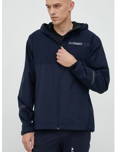 Kišna jakna adidas TERREX Multi za muškarce, boja: tamno plava