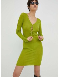 Vunena haljina Résumé boja: zelena, mini, uske