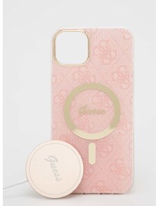 Etui za telefon i punjač Guess iPhone 14 Plus 6,7'' boja: ružičasta