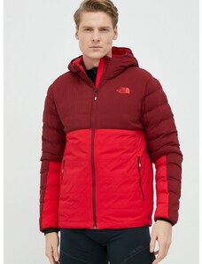 Sportska jakna The North Face ThermoBall 50/50 boja: crvena, za zimu