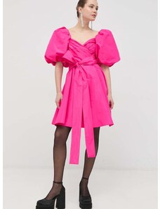 Haljina Pinko boja: ljubičasta, mini, širi se prema dolje