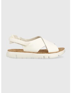 Kožne sandale Camper Oruga Sandal za žene, boja: bijela, K200157.046