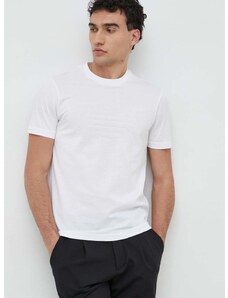 Pamučna majica Emporio Armani boja: bijela, s aplikacijom, 8N1TD2 1JGYZ