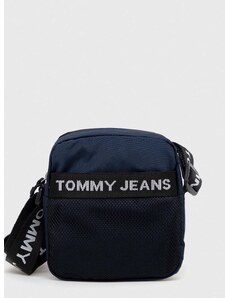 Torbica Tommy Jeans boja: tamno plava