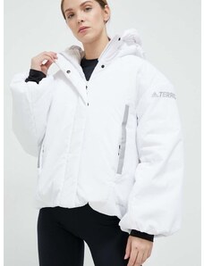 Sportska pernata jakna adidas TERREX Myshelter boja: bijela