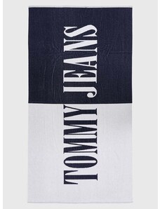 Pamučni ručnik Tommy Jeans boja: tamno plava