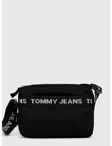 Torbica Tommy Jeans boja: crna