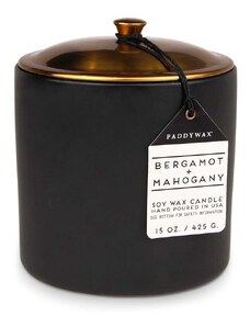 Mirisna svijeća od sojinog voska Paddywax Bergamot & Mahogony 425 g
