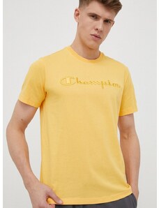 Pamučna majica Champion boja: narančasta, glatki model