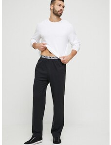 Homewear hlače Michael Kors boja: crna, s tiskom