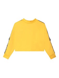 Dječja dukserica Karl Lagerfeld boja: žuta, s aplikacijom