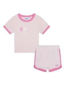 Komplet za bebe BOSS boja: ružičasta