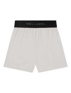 Dječje kratke hlače Karl Lagerfeld boja: bež, glatki materijal