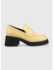 Kožne salonke Vagabond Shoemakers DORAH za žene, boja: žuta, s debelom potpeticom, 5542.001.15