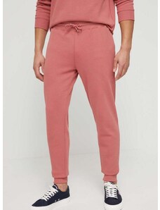 Homewear hlače Tommy Hilfiger boja: ružičasta, glatki materijal