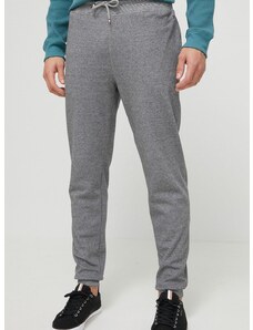 Homewear pamučne hlače Tommy Hilfiger boja: siva, melanž