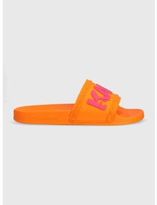 Natikače Karl Lagerfeld KONDO za muškarce, boja: narančasta, KL70004