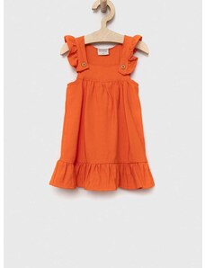 Haljina za bebe Birba&Trybeyond boja: narančasta, mini, ravna