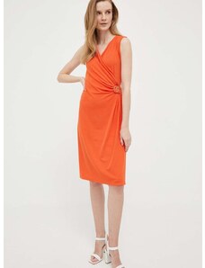 Haljina Artigli boja: narančasta, mini, ravna