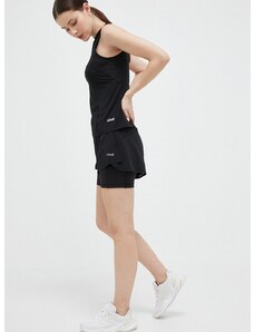 Kratke hlače za trčanje Casall boja: crna, glatki materijal, visoki struk