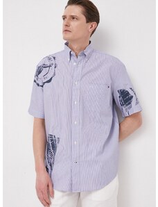 Pamučna košulja Tommy Hilfiger za muškarce, relaxed, o button-down ovratnikom