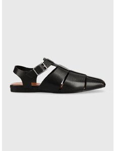 Kožne sandale Vagabond Shoemakers WIOLETTA za žene, boja: crna, 5501.101.20